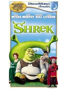 Shrek 2001 VHS Special Edition Mike Myers Eddie Murphy Comedy Pre-Owned